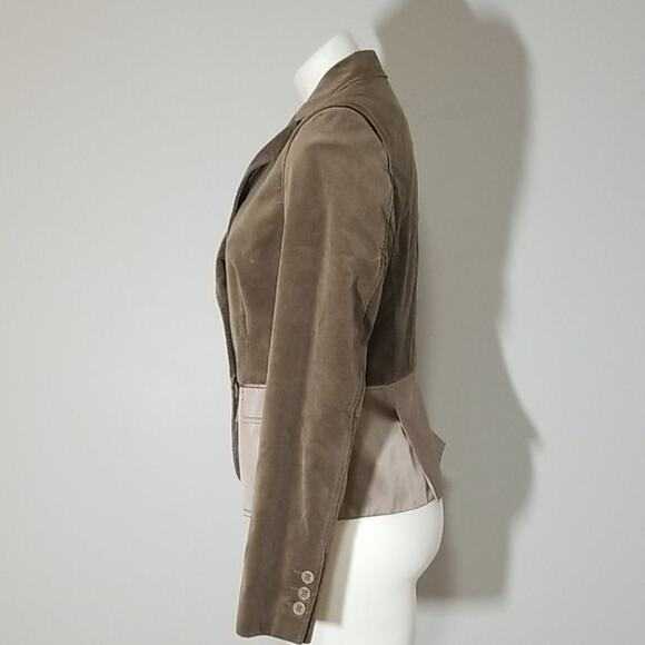 St. Emile Brown Velour Blazer Jacket - Picture 4 of 7